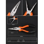 SK-515 165 mm szczypce długie TSX TOOL z ergonomicznym uchwytem