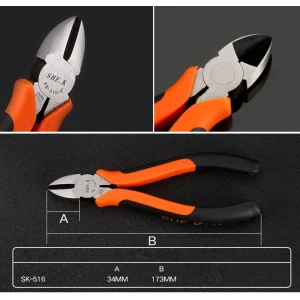 SK-516 173mm szczypce boczne o dużej sile cięcia TSX TOOL