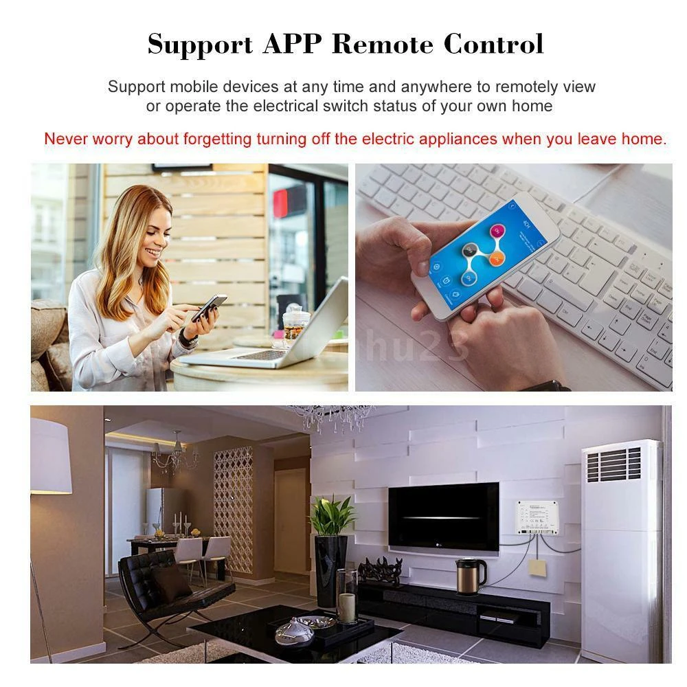 Sonoff 4CH Pro R3 przełącznik WiFi 4 kanały do automatyki