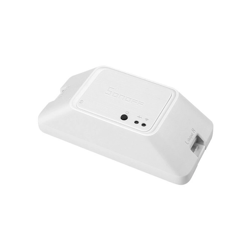 Vista lateral del Sonoff Basic Zbr3 Zigbee Switch