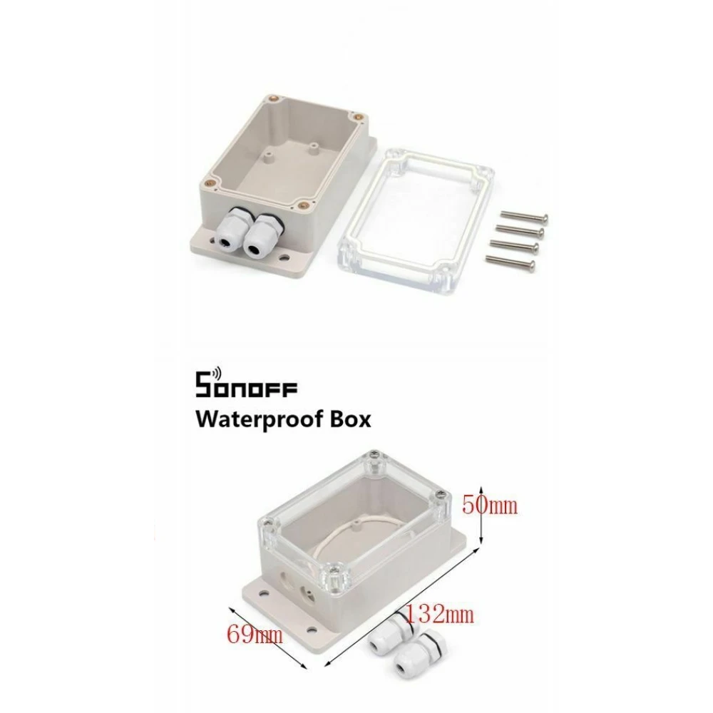 Sonoff IP66 caja resistente para protección de dispositivos smart home