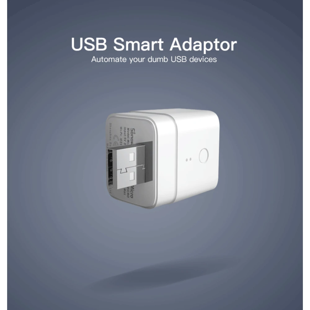 SONOFF Micro inteligentny adapter USB WiFi do zdalnego sterowania i automatyzacji