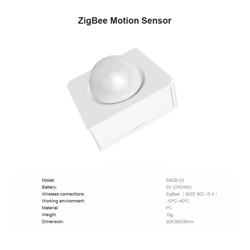 SONOFF SNZB-03 czujnik ruchu ZigBee – inteligentne sterowanie i precyzyjne wykrywanie