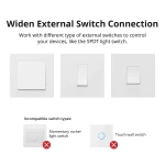 SONOFF ZBMINI ZigBee inteligentny mini włącznik do oświetlenia 2-kierunkowego