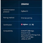 SONOFF ZBMINI ZigBee inteligentny mini włącznik do oświetlenia 2-kierunkowego