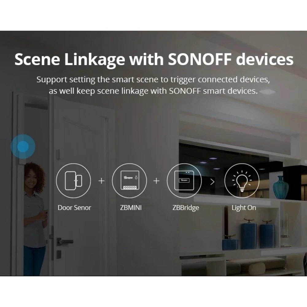 SONOFF ZBMINI ZigBee inteligentny mini włącznik do oświetlenia 2-kierunkowego
