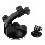 Detalle del cabezal rotativo 360º del soporte ventosa para coche