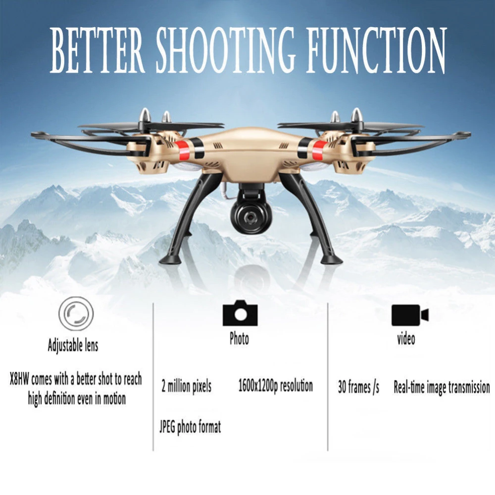 Syma X8hw dron quadcopter FPV z kamerą WiFi HD na żywo