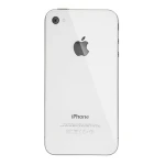 Tylna klapka szklana iPhone 4S biała - oryginalny zamiennik Satkit