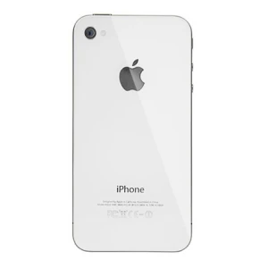 Tylna klapka szklana iPhone 4S biała - oryginalny zamiennik Satkit