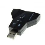 Podwójna karta dźwiękowa USB z 2 wyjściami i 2 wejściami