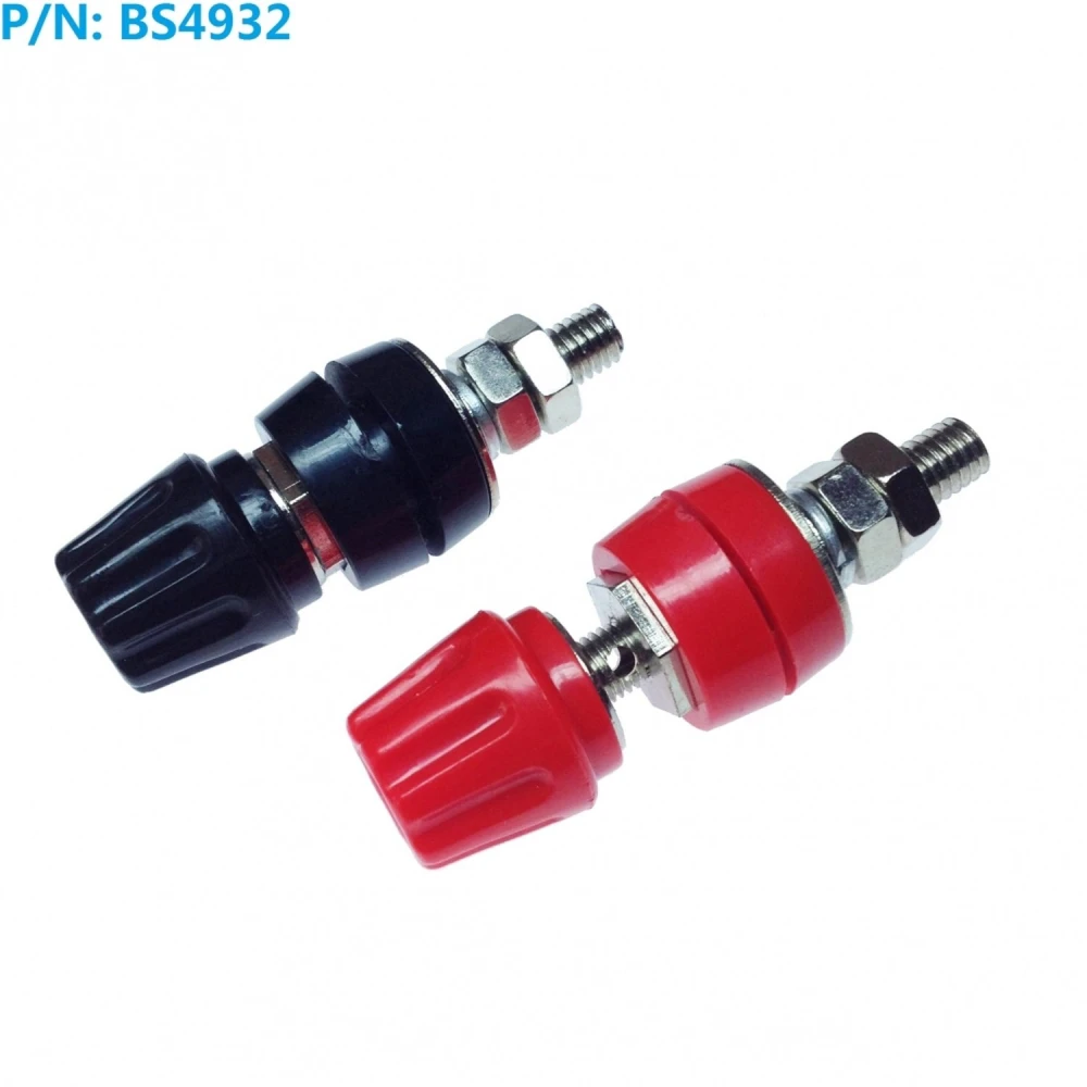 Gniazda 4 mm żeńskie czerwone czarne 60V 50A Amass do panelu