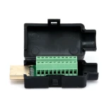Złącze HDMI męskie 19P bez lutowania z czarnym zestawem