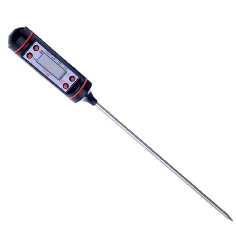 Cyfrowy termometr kuchenny TP101 z wyświetlaczem LCD i zakresem -50ºC do +300ºC