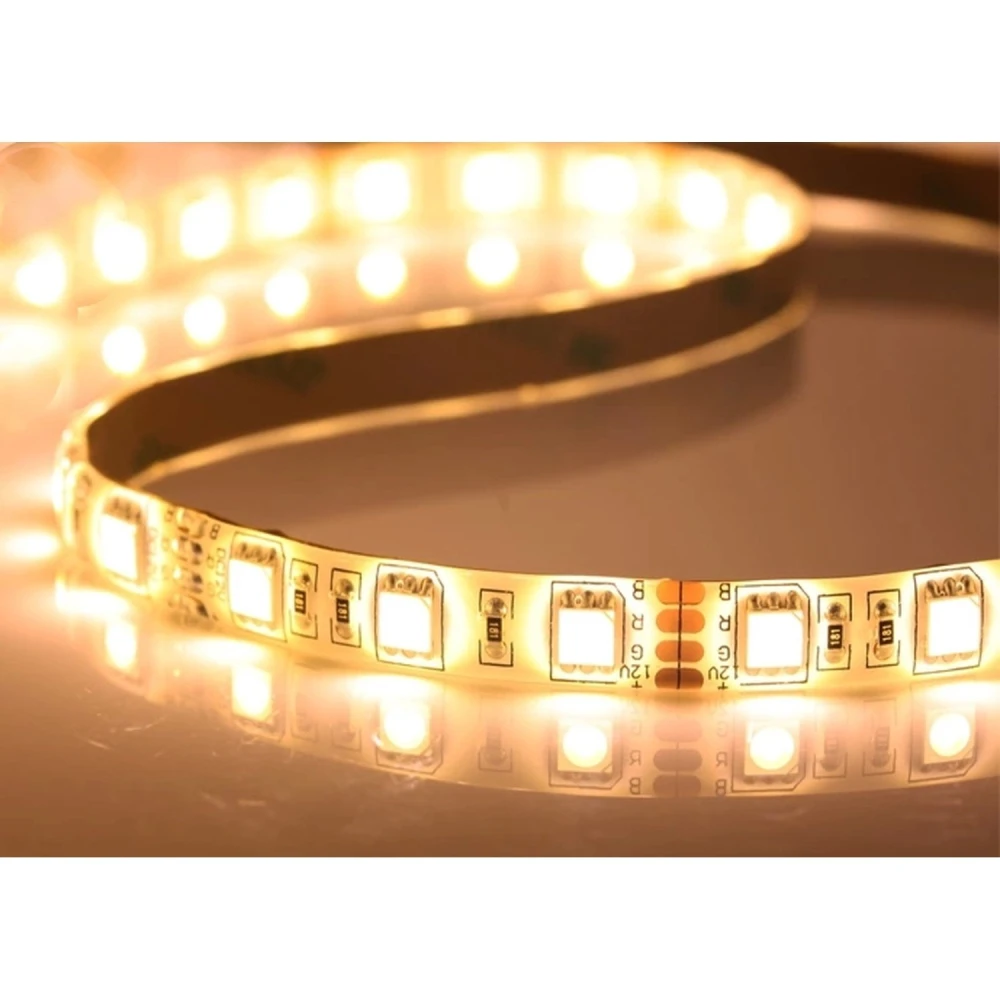 Taśma LED 12V biały ciepły 5 metrów SMD5050 60LED/m 14W do wnętrz i na zewnątrz
