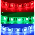 Taśma LED 12V RGB 5 metrów regulowana SMD5050 60LED na metr IP65