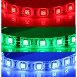 Taśma LED 12V RGB 5 metrów regulowana SMD5050 60LED na metr IP65