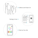 Inteligentna taśma LED WiFi SONOFF L2 Lite 5 metrów z pilotem i aplikacją