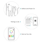 Inteligentna taśma LED WiFi SONOFF L2 Lite 5 metrów z pilotem i aplikacją
