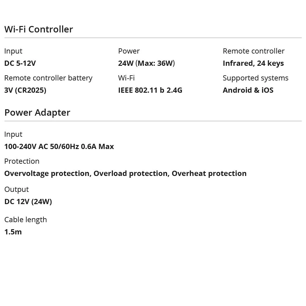 Inteligentna taśma LED WiFi SONOFF L2 Lite 5 metrów z pilotem i aplikacją