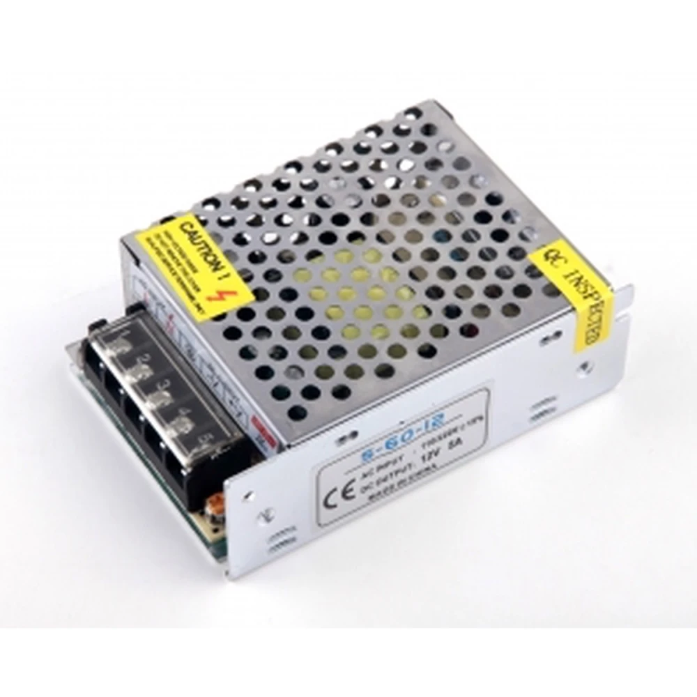 Transformator 12V 5A 60W - wysokiej jakości zasilacz AC/DC