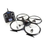 U818A quadcopter z kamerą HD, 2,4GHz, 4 kanały i żyroskopem