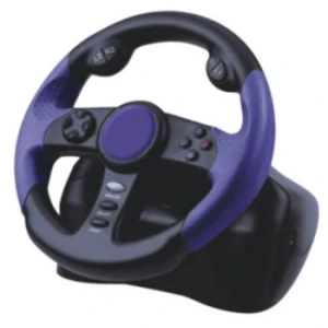 Kierownica wyścigowa do Playstation 2 z pedałami i technologią Dual Shock