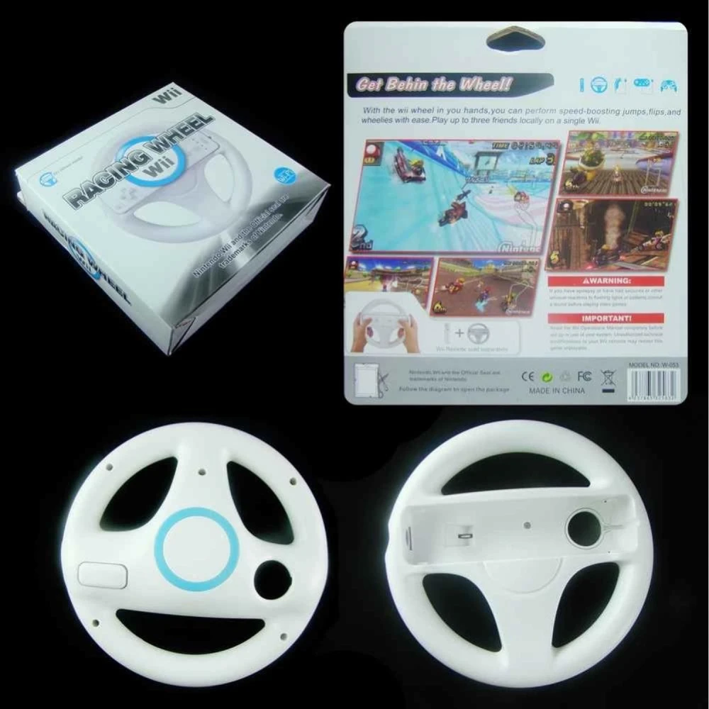 Kierownica do Wiimote Wii Wheel – precyzyjna kontrola w grach Wii