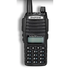 Walkie talkie Baofeng UV82 z podwójnym PTT i dużą mocą