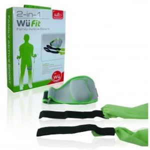 Wii 2 w 1 Active Sports Pack - zestaw akcesoriów fitness do Wii